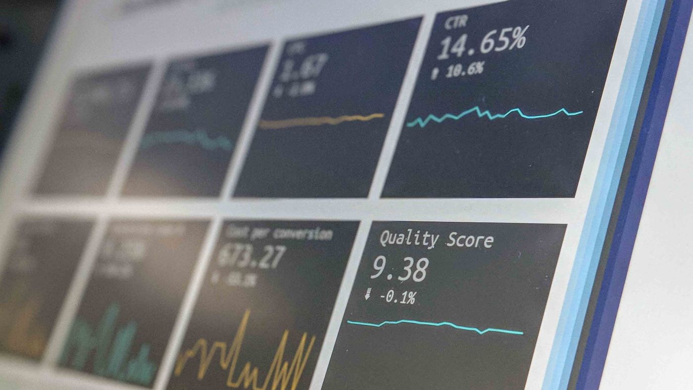 Panel de analytics de campañas de Google Ads para clínicas estéticas